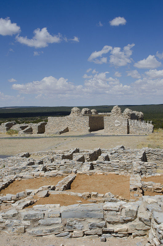 Salinas Pueblo mission National星期一，Gran Quivira遗址